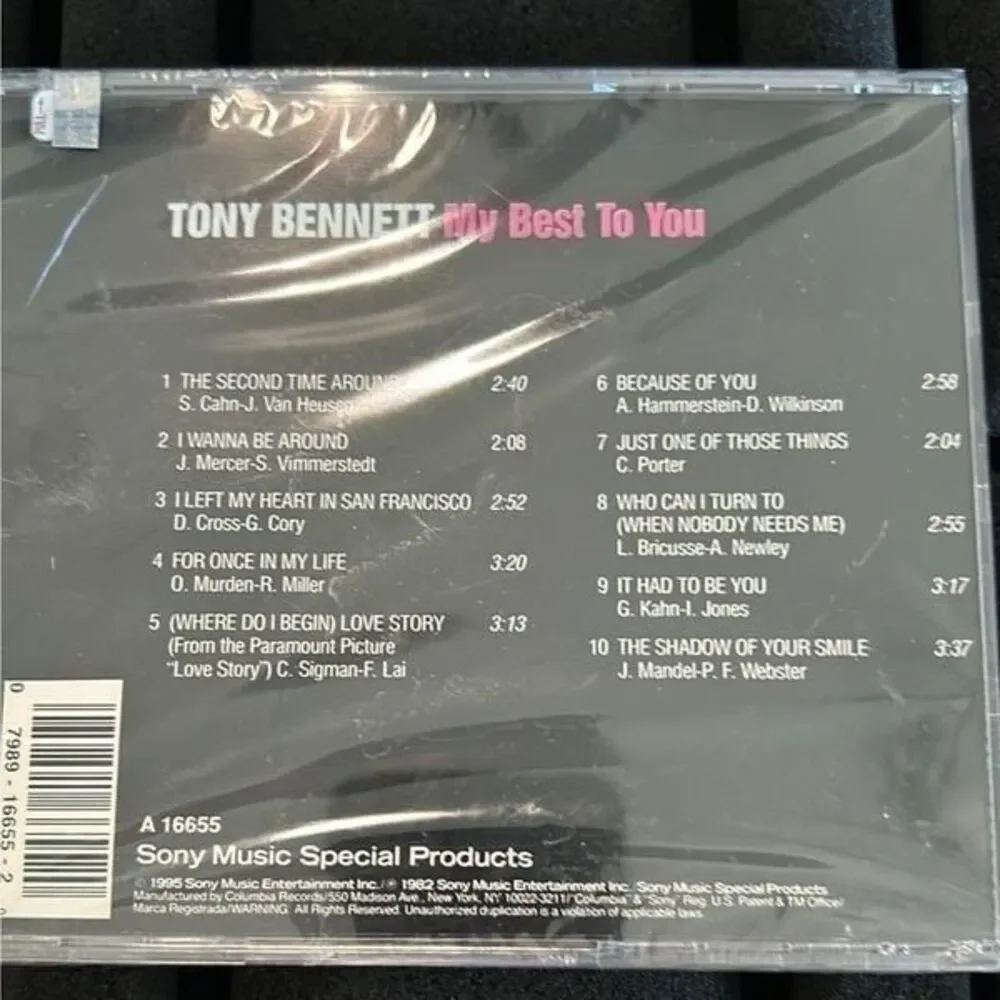 My Best to You by Tony Bennett CD 2006 Sony music